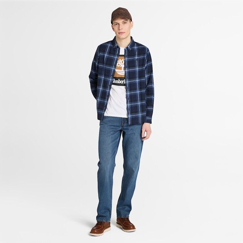 Timberland Sandown Denim Straight - Broek - Heren | Hardloop