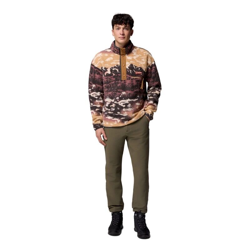 Columbia Helvetia II Printed Half Snap Fleece - Pánská fleesová mikina | Hardloop