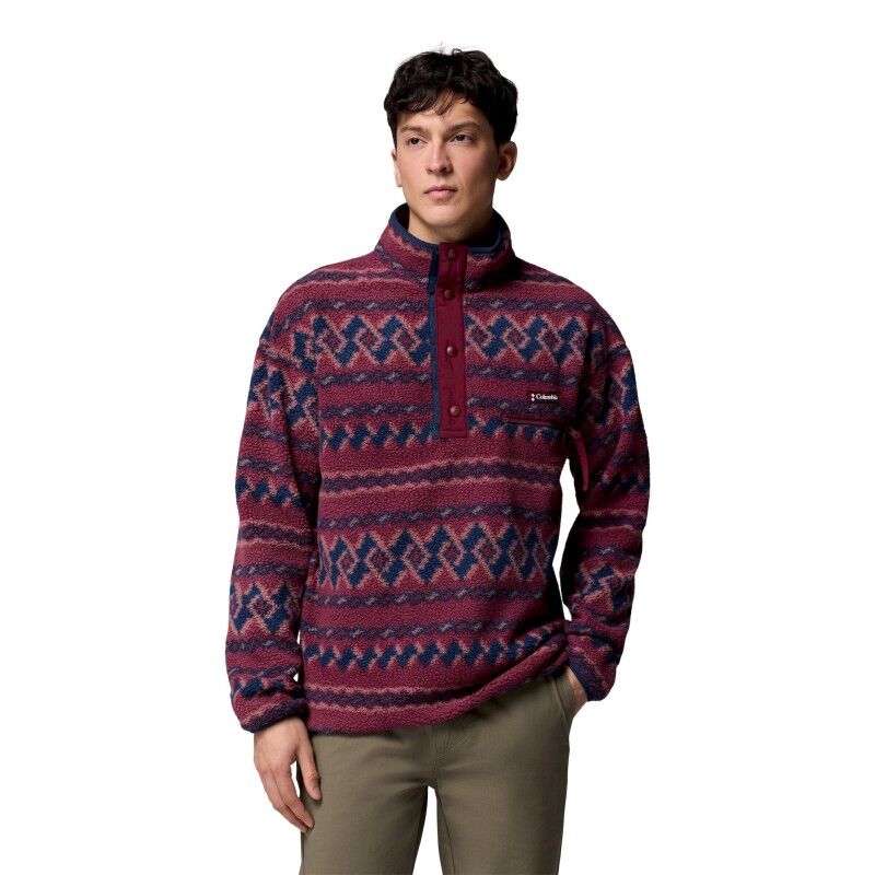 Helvetia II Printed Half Snap Fleece - Fleecejacke - Herren