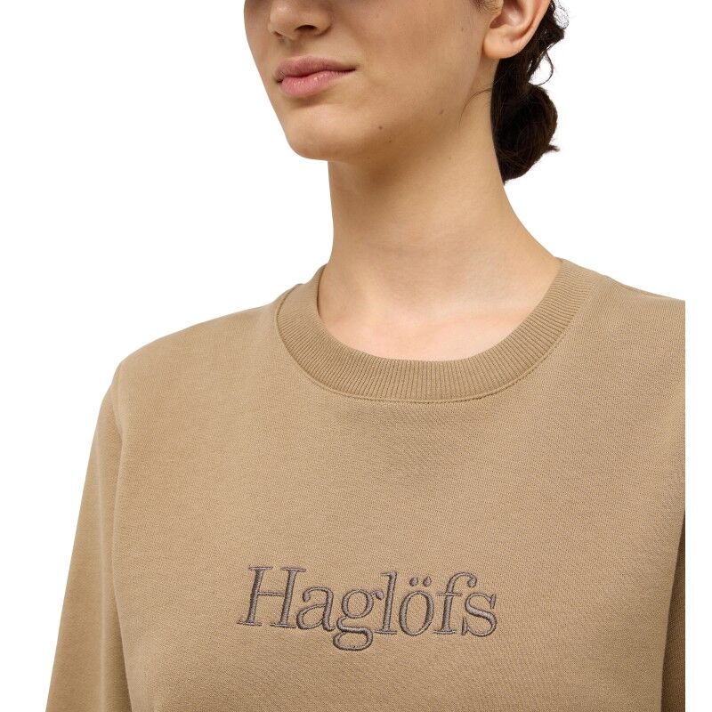 Haglöfs Brand Crewneck - Felpa - Donna | Hardloop