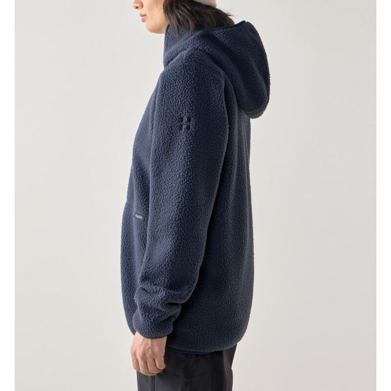 Haglöfs Funäs Pile Hood - Polar mulher | Hardloop