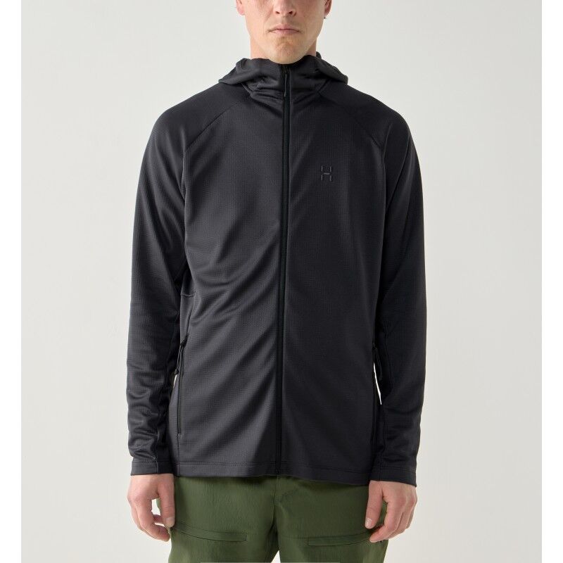 Haglöfs Korp Mid Hood - Fleecevest - Heren | Hardloop