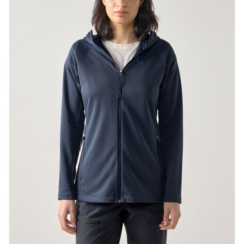 Haglöfs Korp Mid Hood - Polaire femme | Hardloop