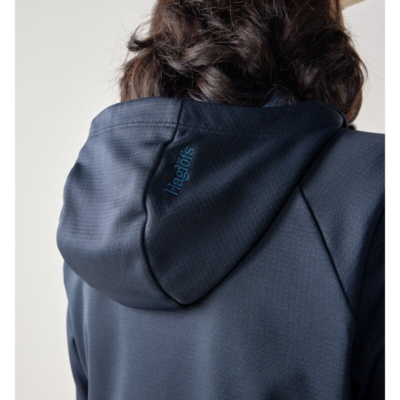 Haglöfs Korp Mid Hood - Polaire femme | Hardloop