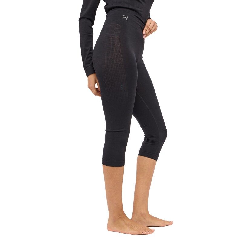 Haglöfs Latnja Wool 3/4 Pant - Merino wool Thermal Tight - Women's | Hardloop