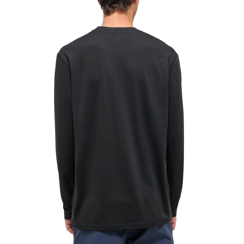 Haglöfs Kaise Wool LS Tee - T-shirt en laine mérinos homme | Hardloop