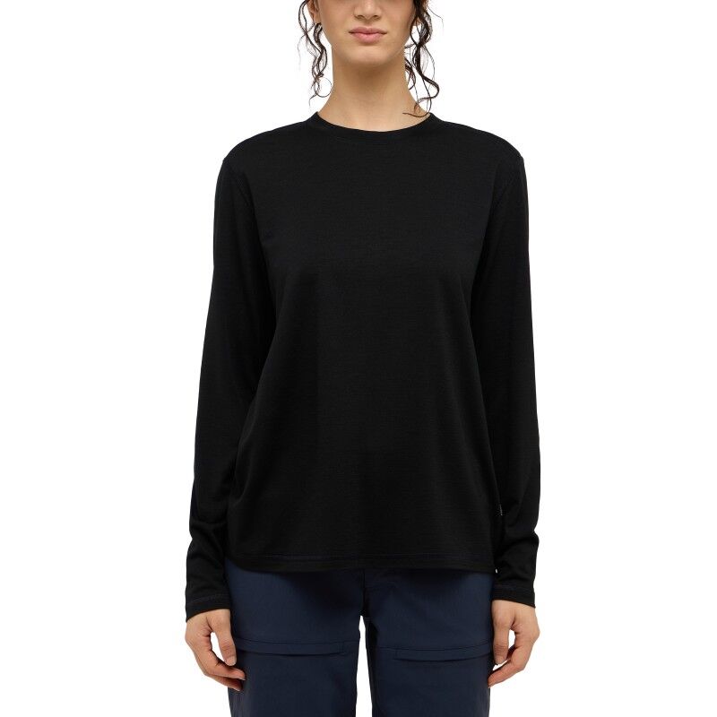 Haglöfs Kaise Wool LS Tee - Camiseta de merino - Mujer | Hardloop